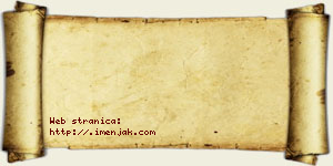 Isidora Kovandžić vizit kartica